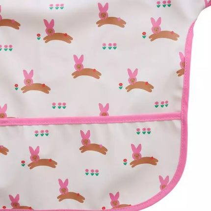 bavoir à manche lapin