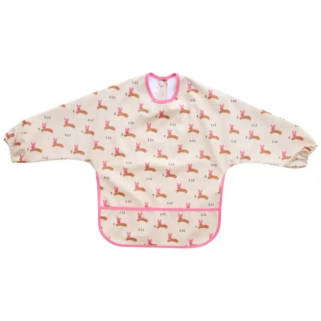 bavoir à manche lapin