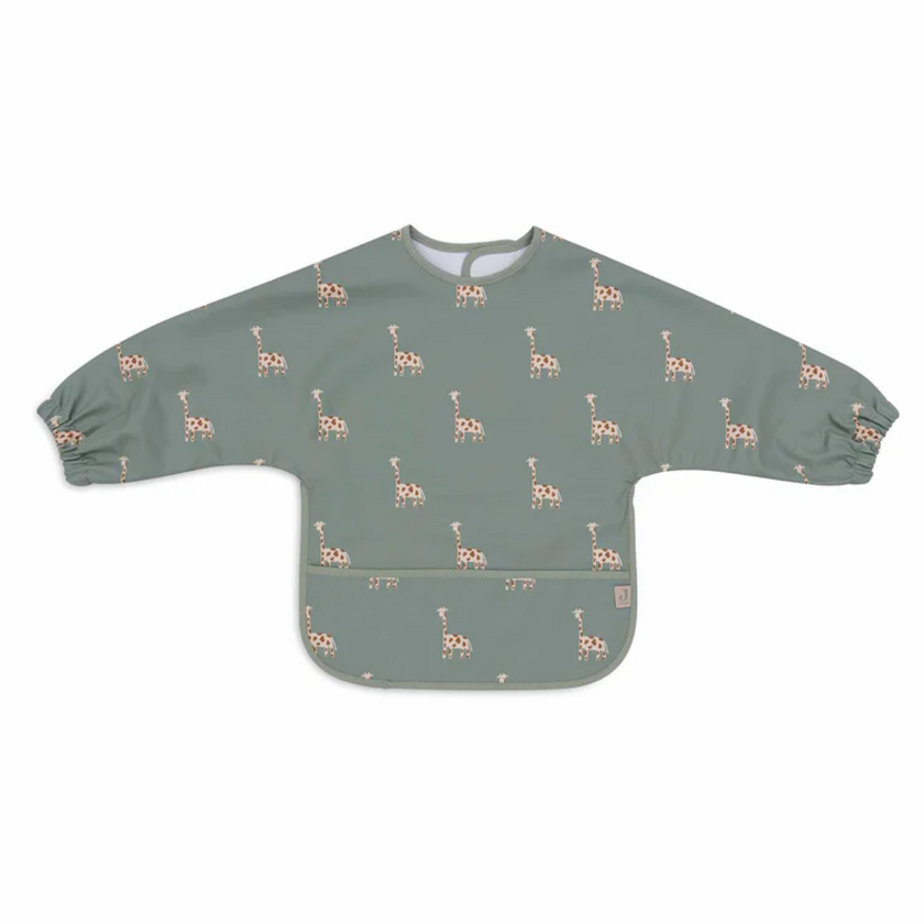 Bavoir vert Girafes