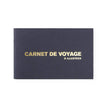 Carnet de voyage bleu de chine - Langue Française