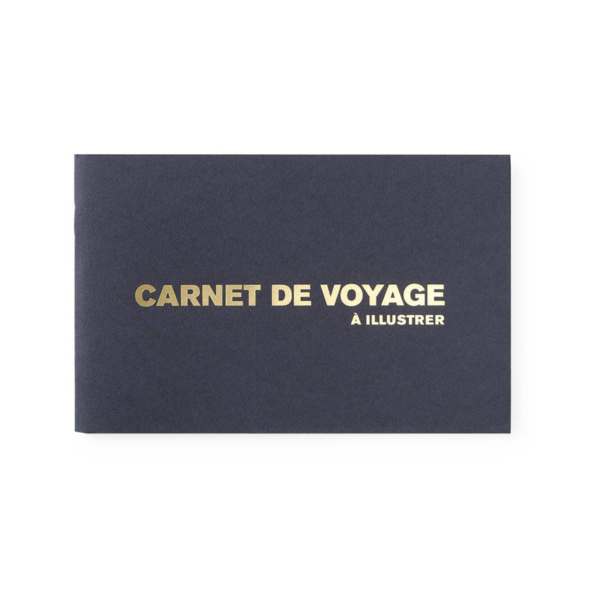 Carnet de voyage bleu de chine - Langue Française