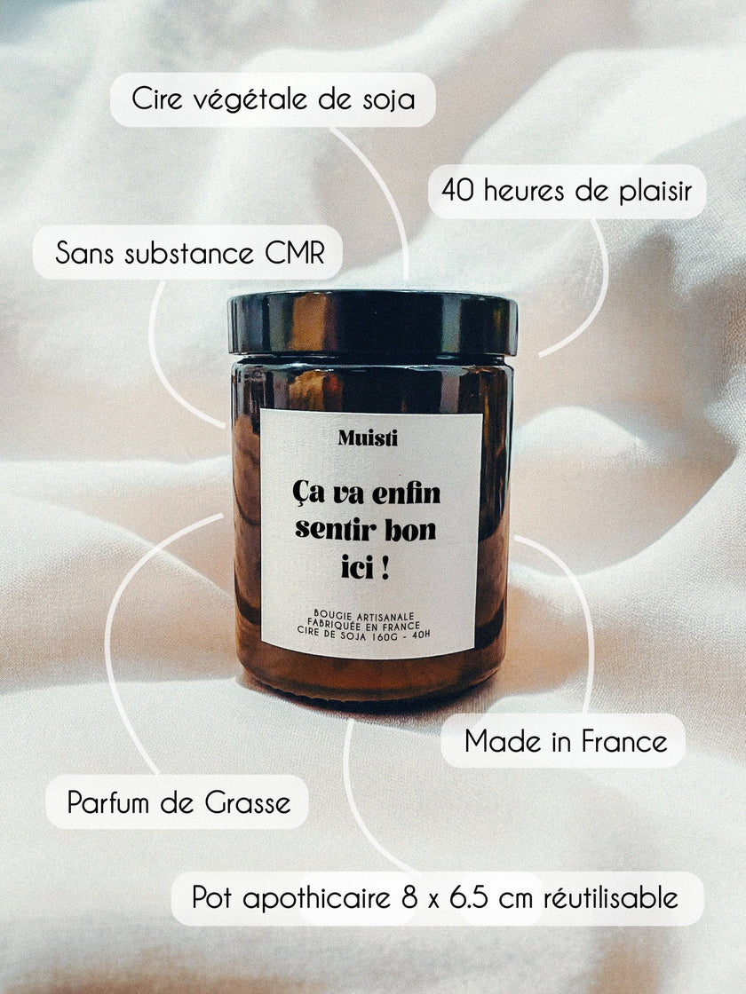 Bougie Parfumée | Ça va enfin sentir bon ici !