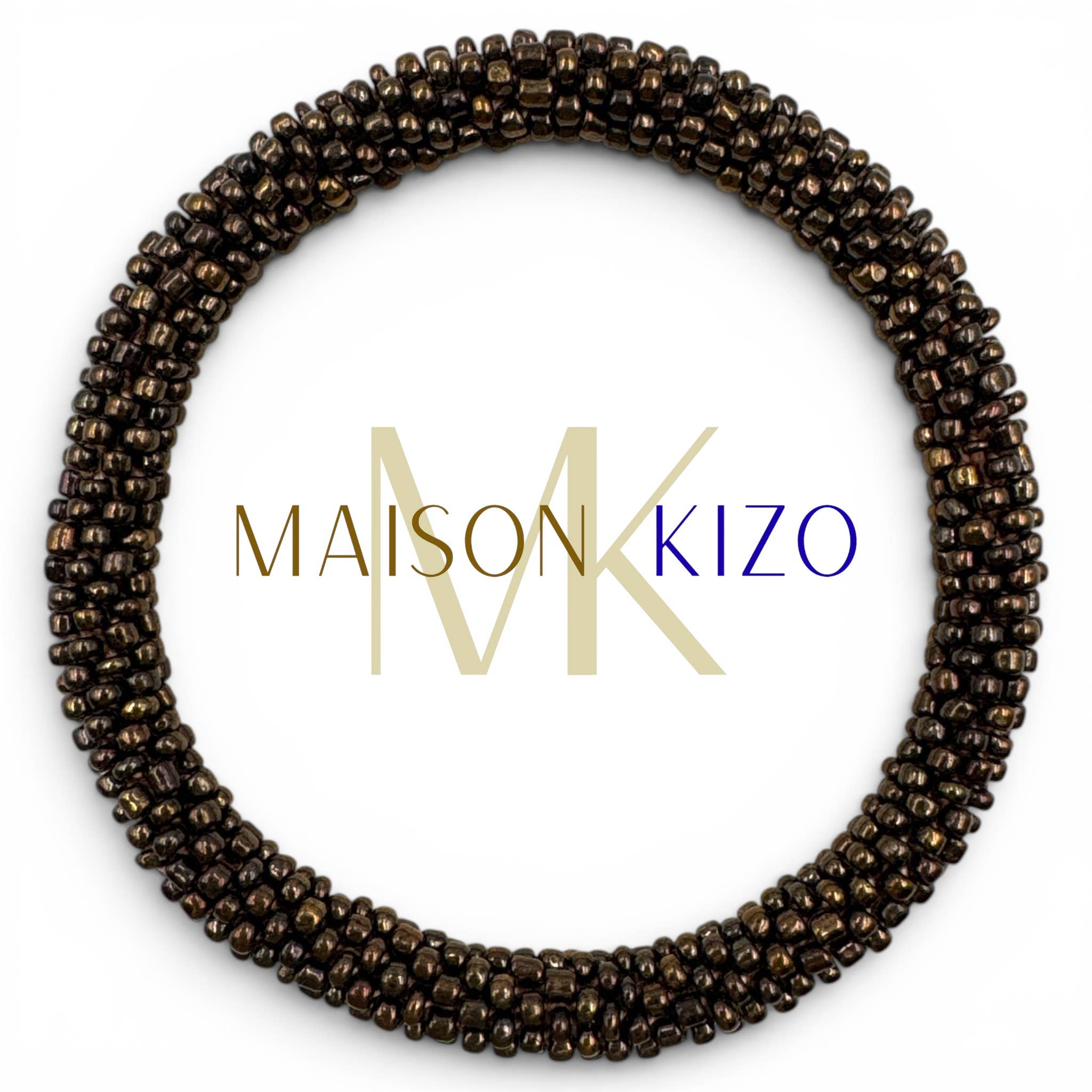 Bracelet népalais Chocolat B57