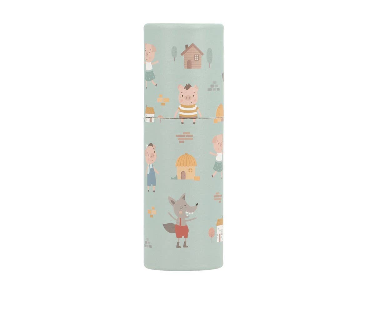 Tube 12 Crayons Les Trois Petits Cochons