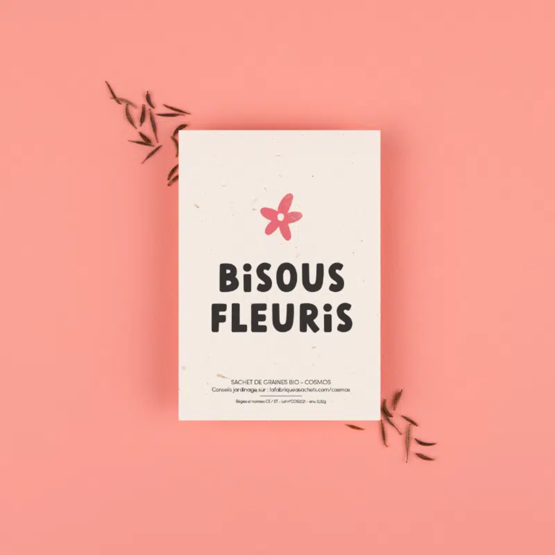 Bisous Fleuris | Sachet de graines de Cosmos
