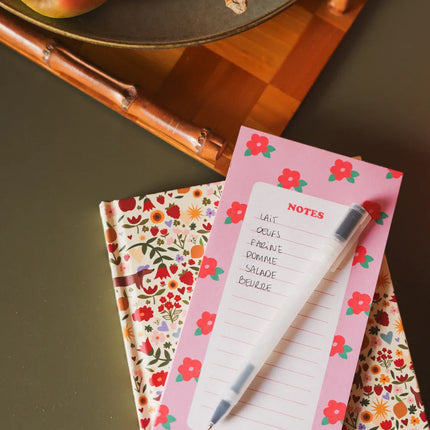 Bloc note fleurs ma petite vie