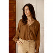 Blouse bertino la petite étoile camel