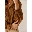 Blouse bertino la petite étoile camel