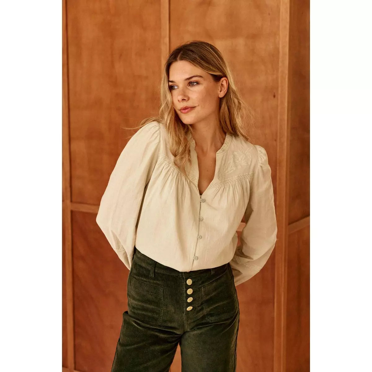 Blouse la petite étoile Bowie beige