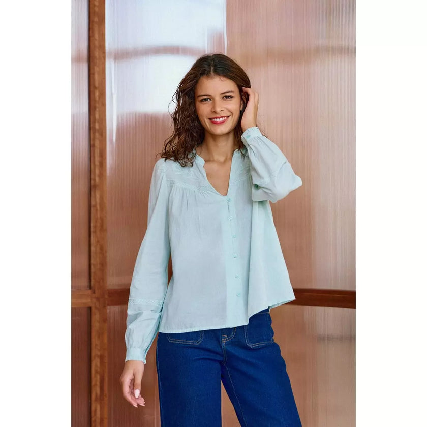 Blouse la petite étoile Bowie bleu