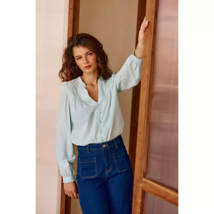 Blouse la petite étoile Bowie bleu