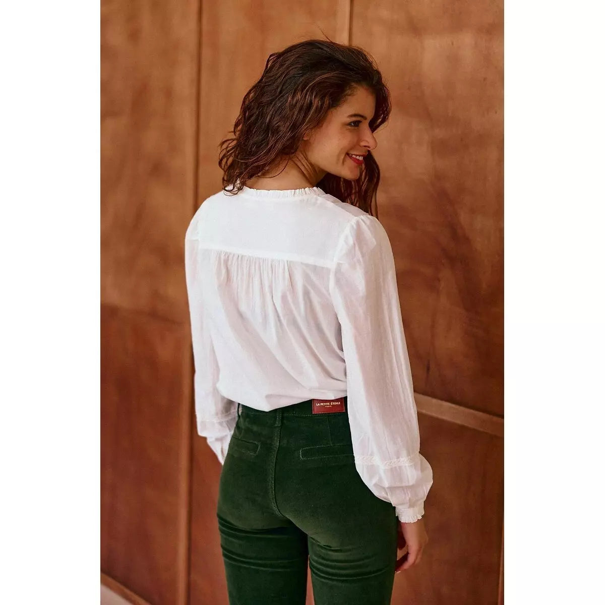 Blouse la petite étoile Bowie blanche