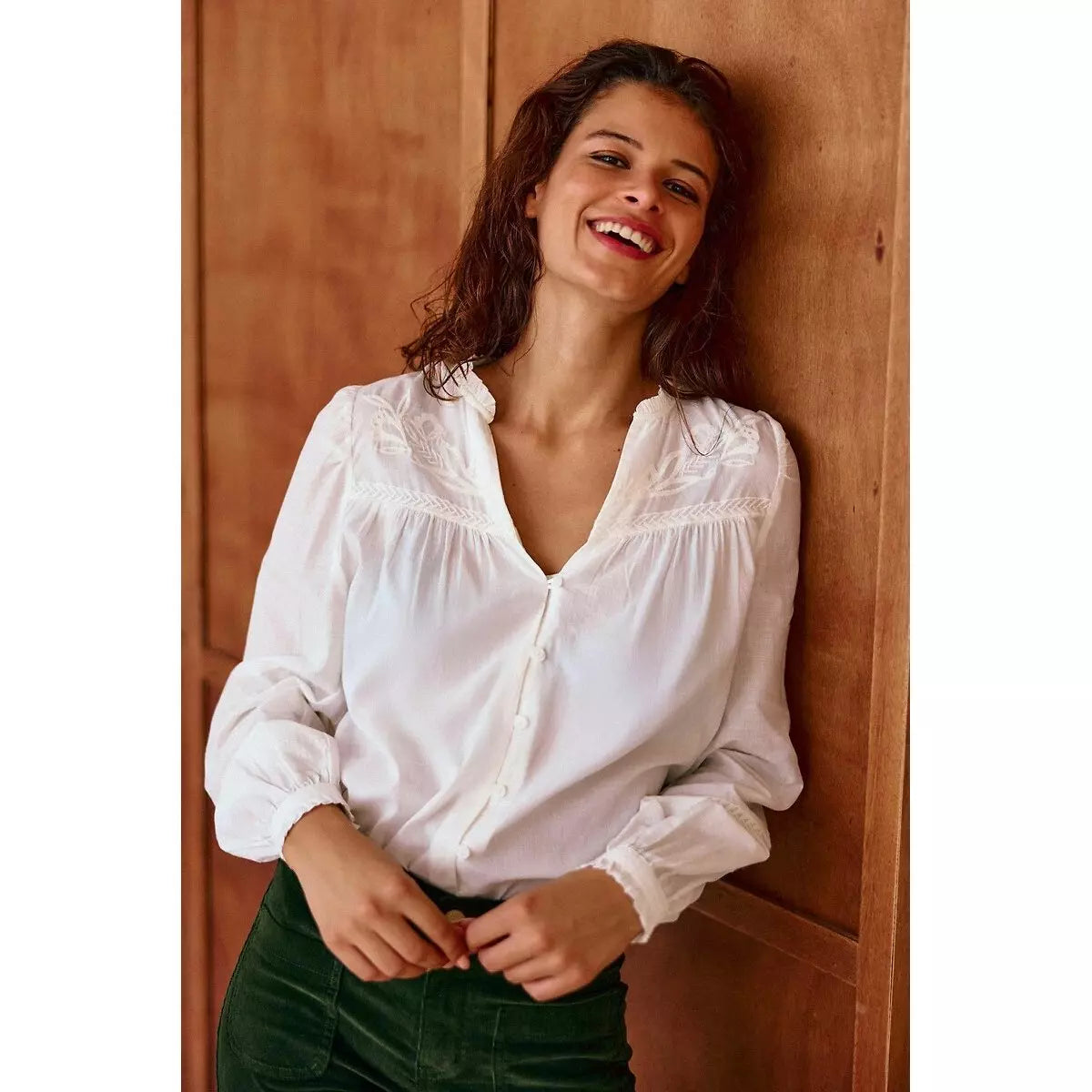 Blouse la petite étoile Bowie blanche