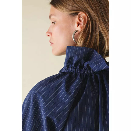 Blouse isaure Hortense bleu marine