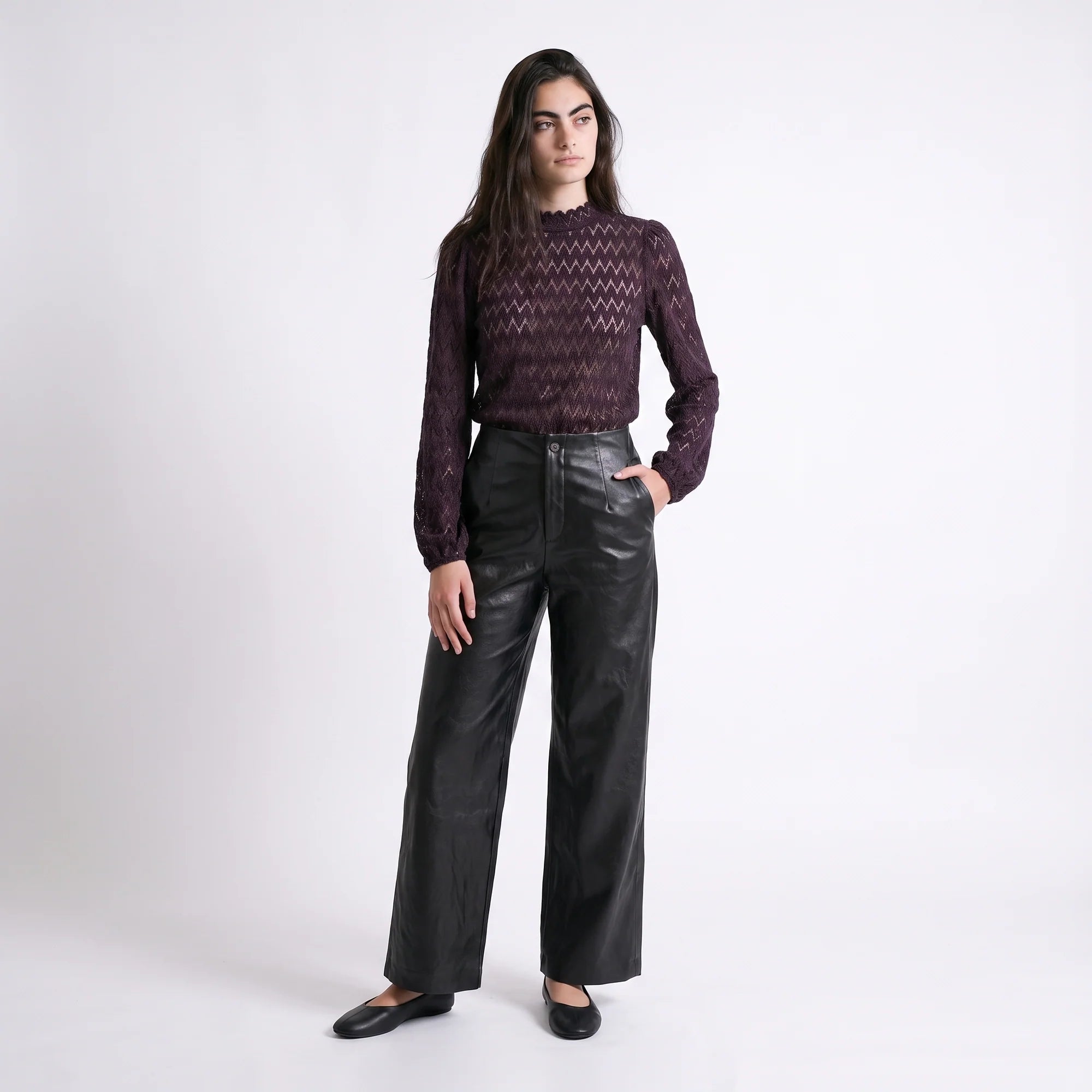 Blouse salisse Artlove violet
