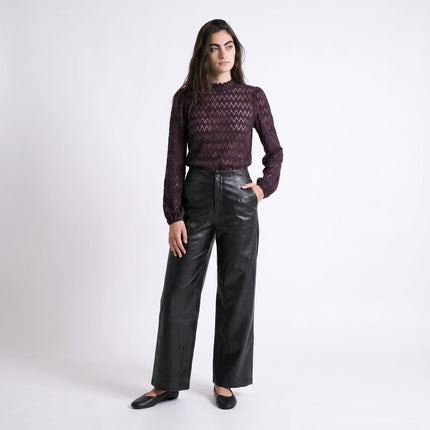 Blouse salisse Artlove violet