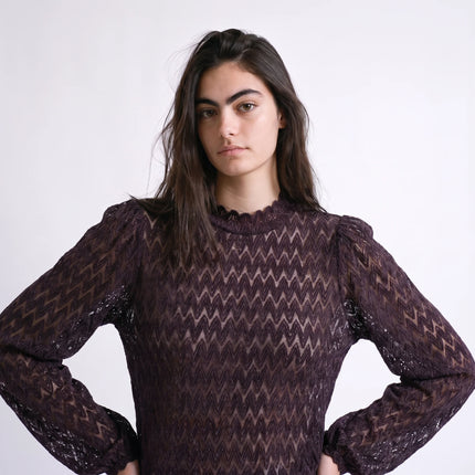 Blouse salisse Artlove violet