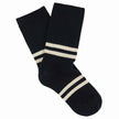 Chaussettes ESCUYER - stripes - BLUE / ECRU