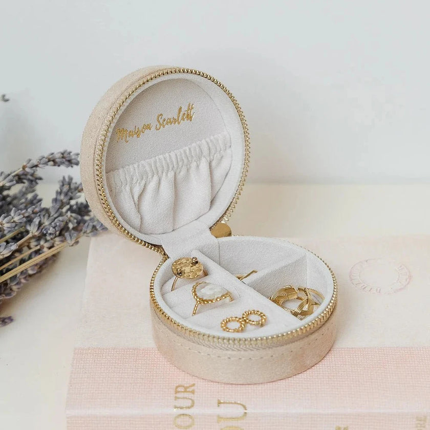 Boîte à bijoux de voyage Yvonne | Velours