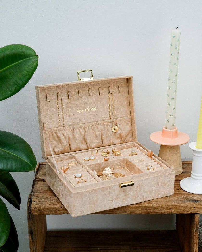 Boîte à bijoux Louise | Velours
