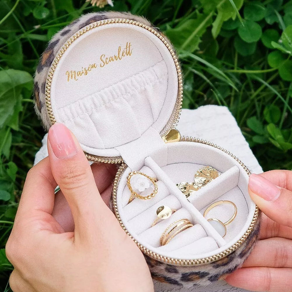 boite a bijoux yvonne en leopard