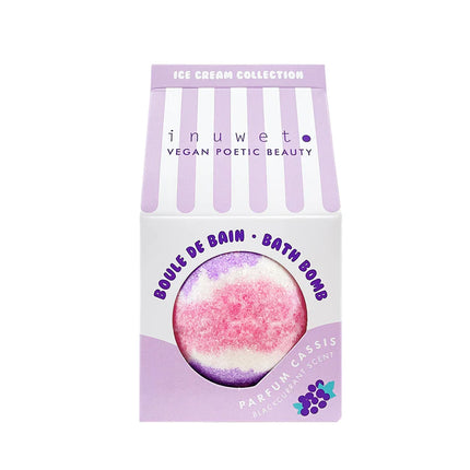 Boule de bain cassis inuwet