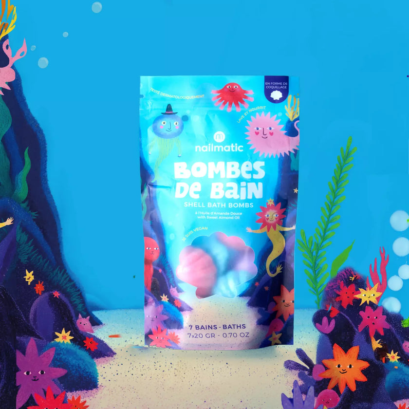 Bombe de bain coquillage Nailmatic 