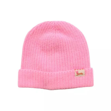 Bonnet en tricot rose | Chichi Pompon