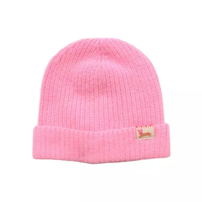Bonnet en tricot rose | Chichi Pompon