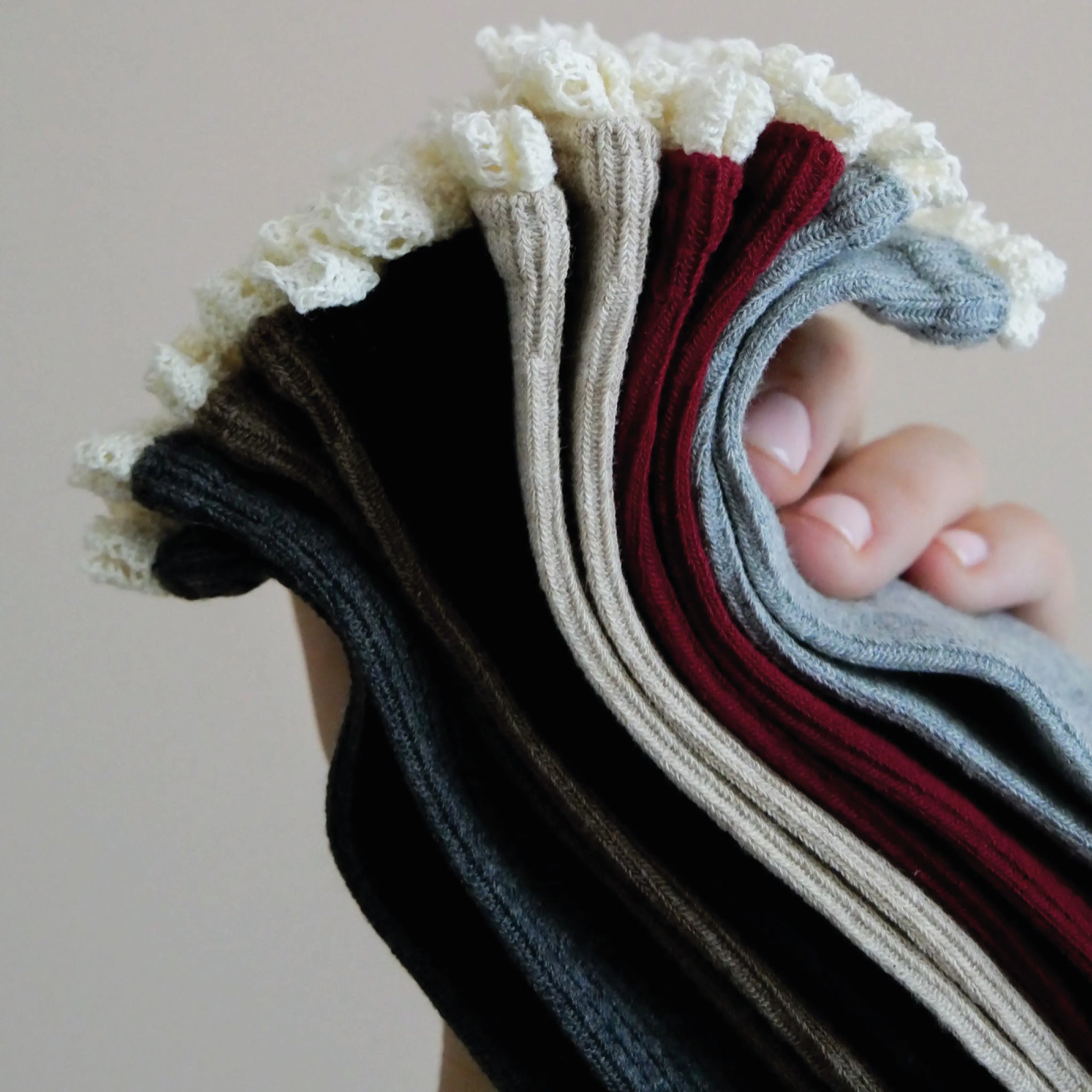 Chaussettes hautes | Macramé