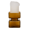 Bougeoir marron