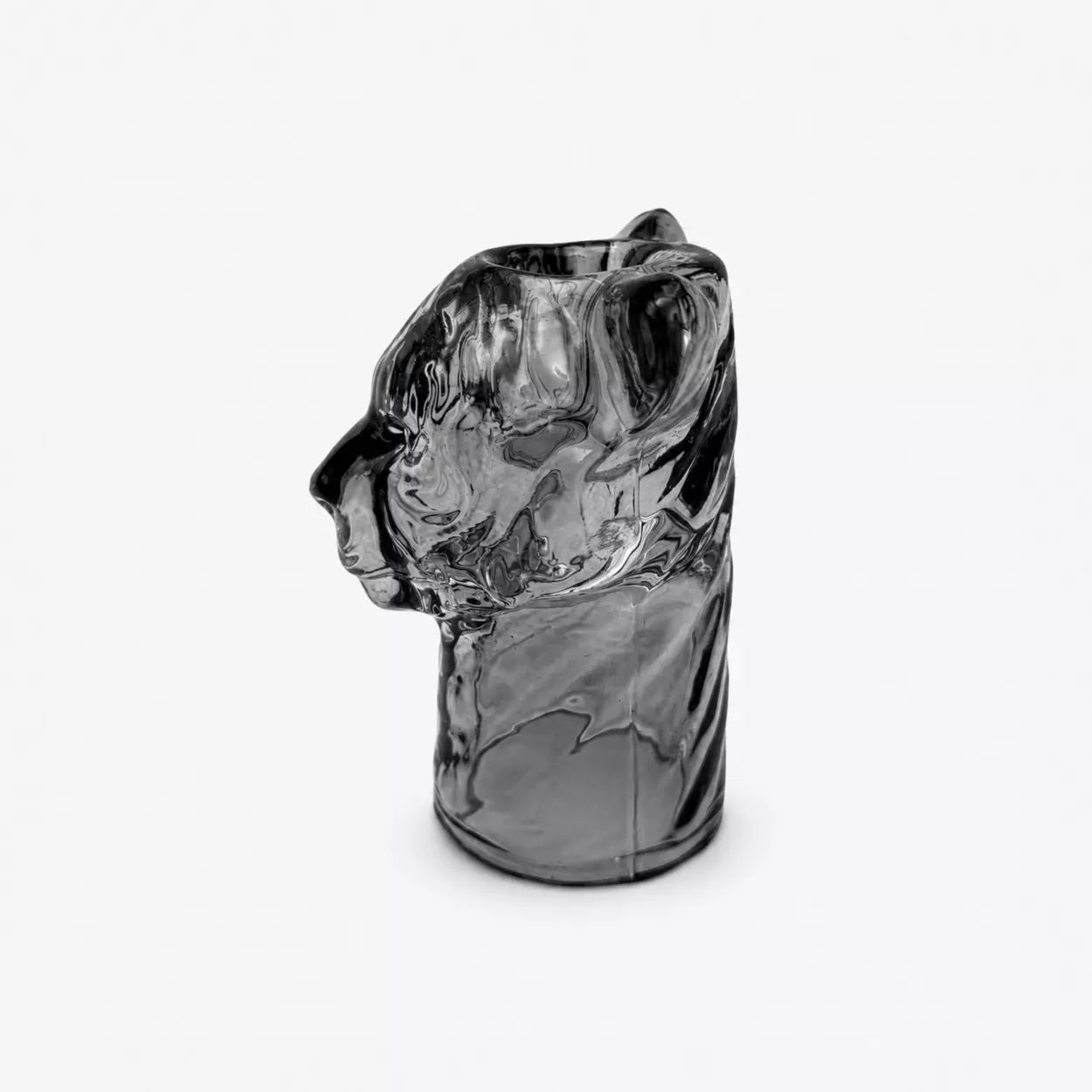 Bougeoir lion Gris 