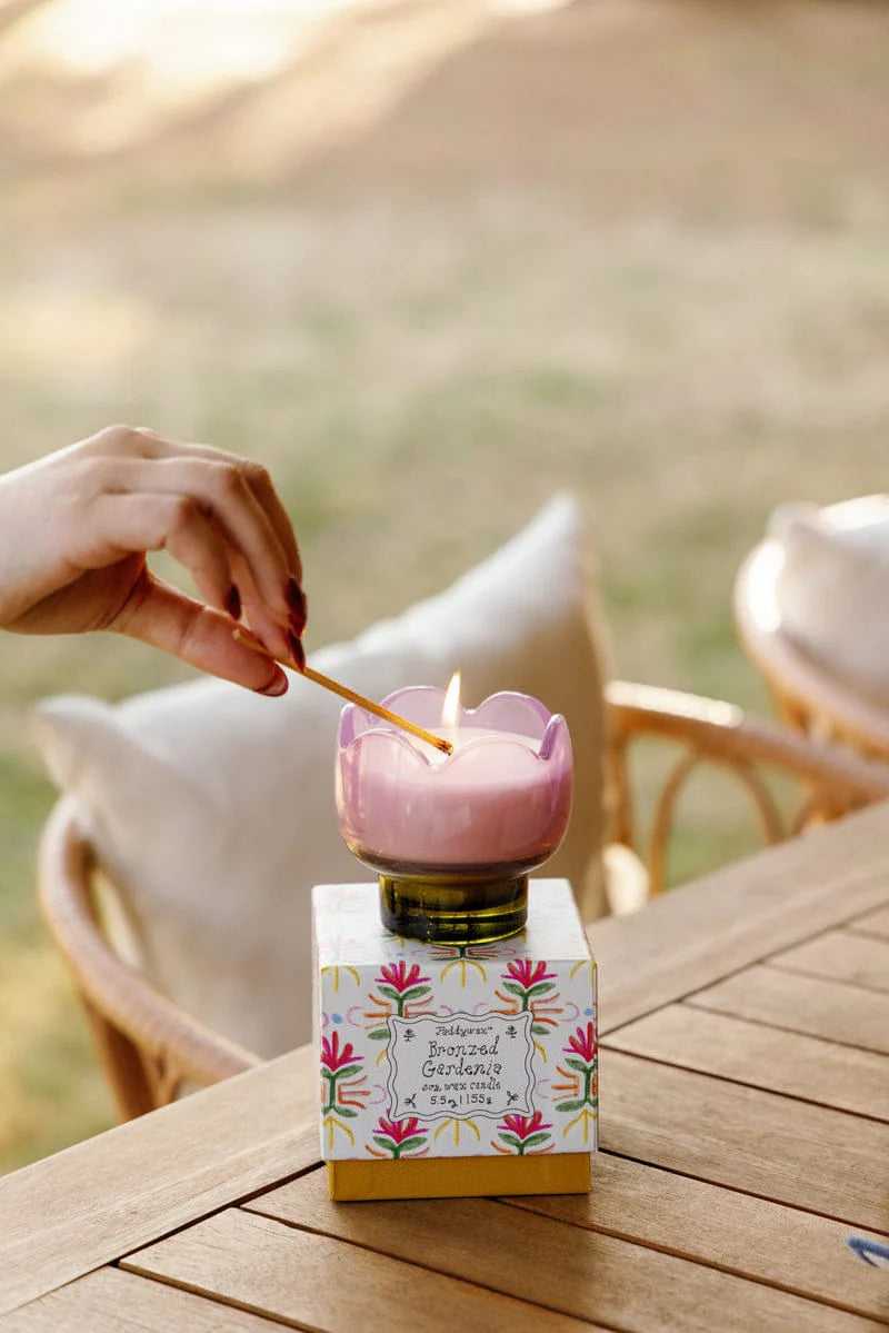 Bougie bronzed gardenia paddywax