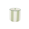 Bougie chichou rayé Matcha 
