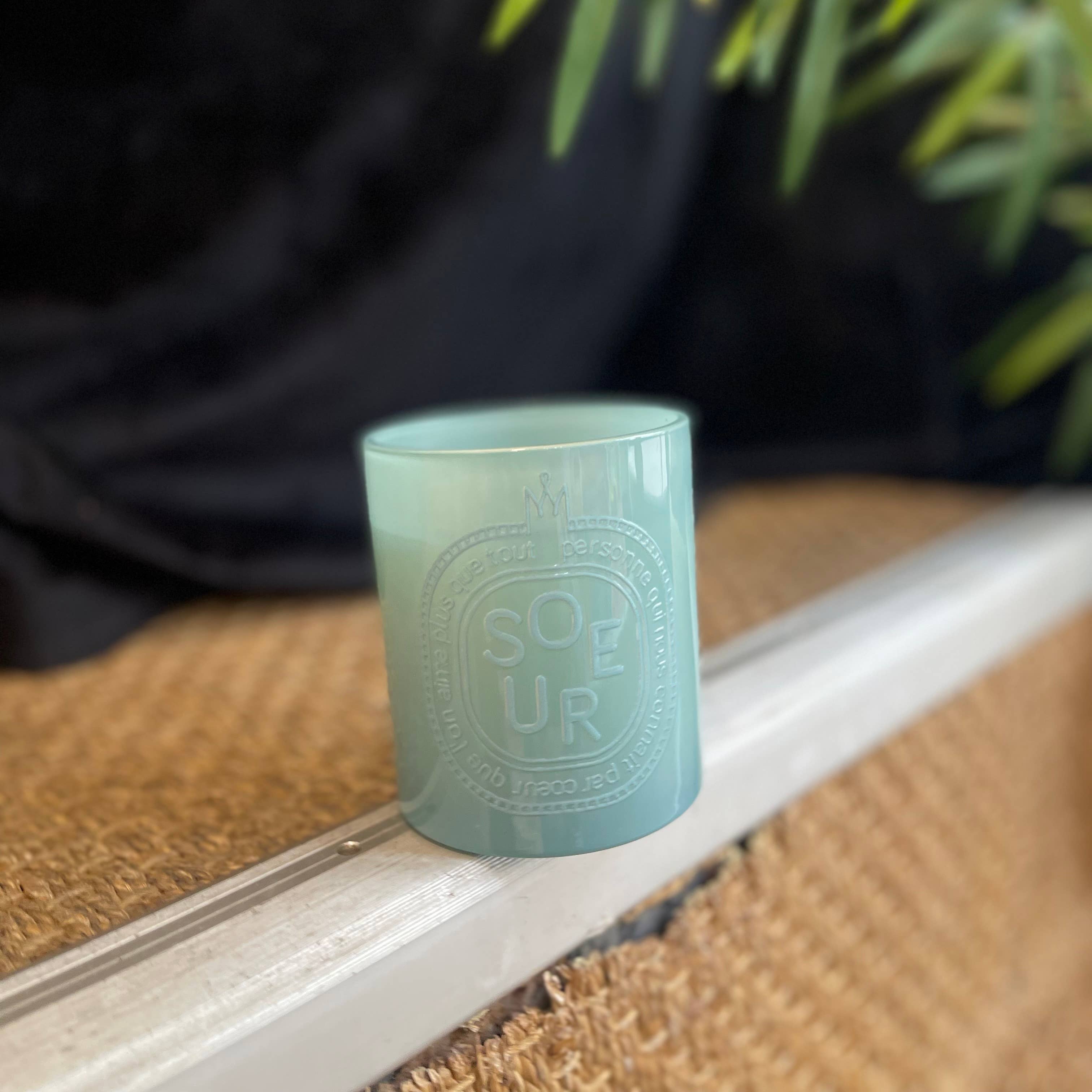 bougie bleu