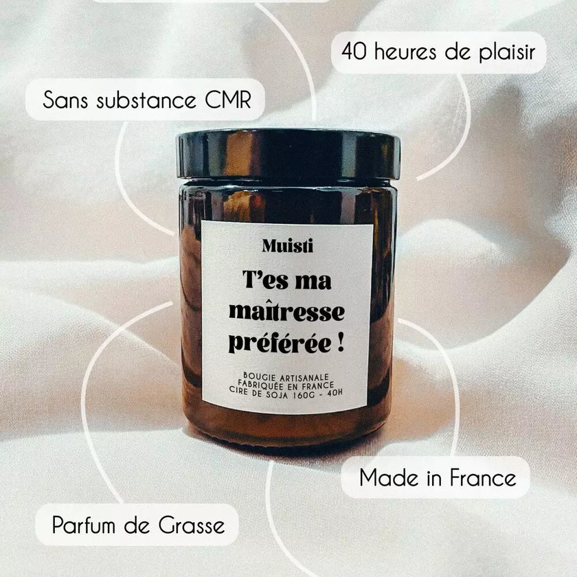 Bougie t'es ma maîtresse préférée MUISTI