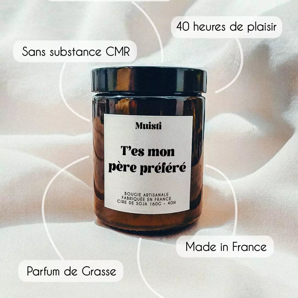 Bougie tes mon père préféré Muisti