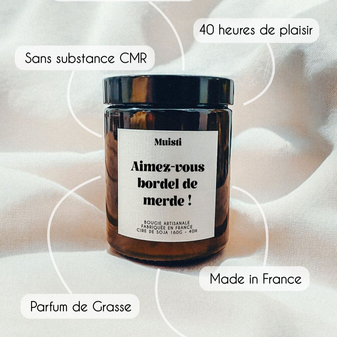 bougie aimez vous bordel de merde