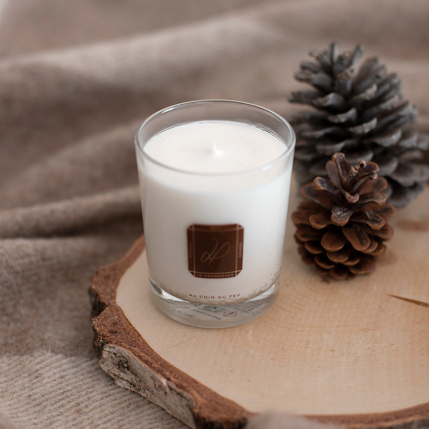 bougie au coin du feu