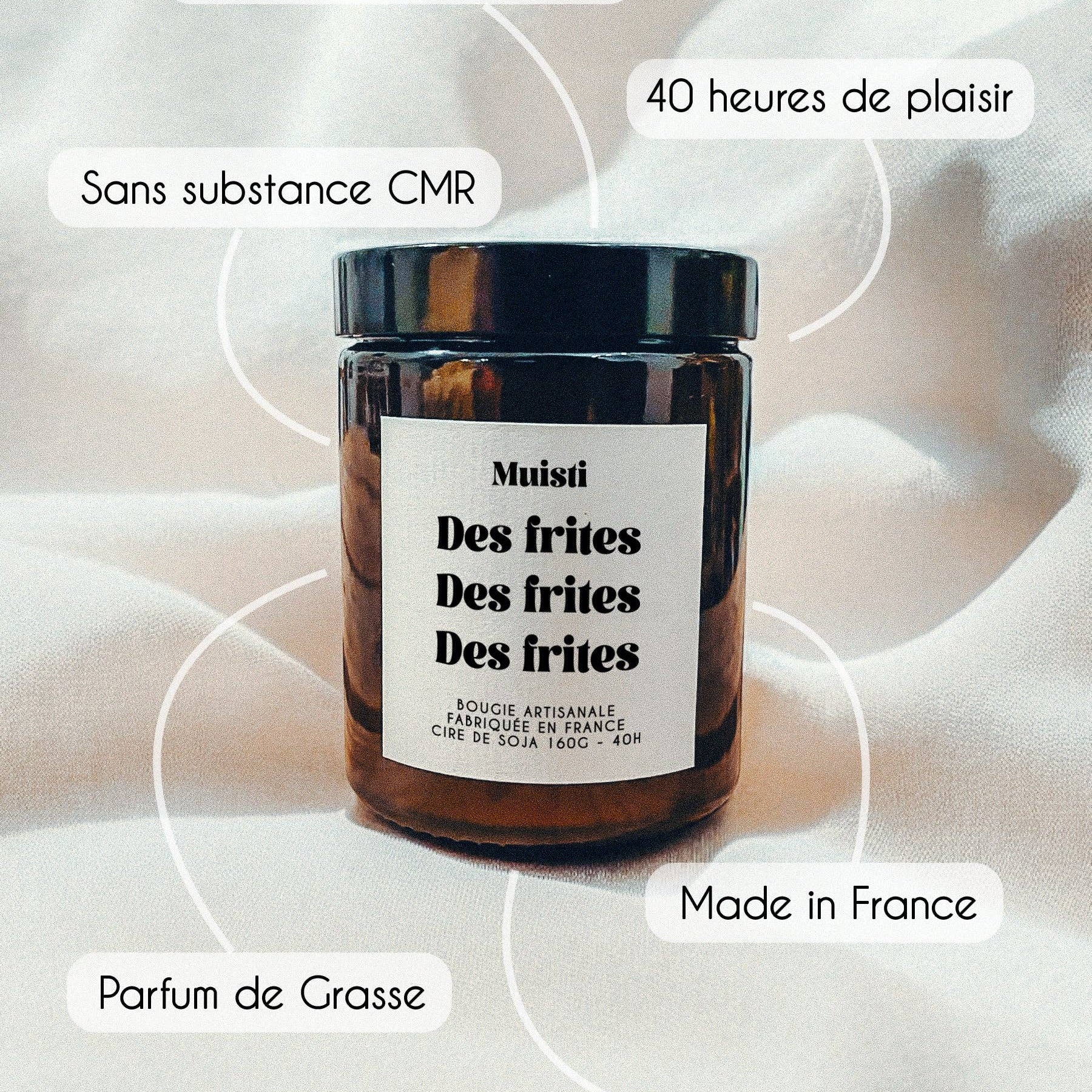 bougie des frites, des frites, des frites
