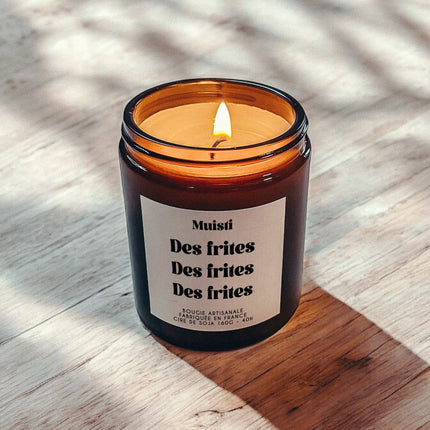 bougie des frites, des frites, des frites