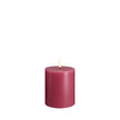 bougie led vintage rose