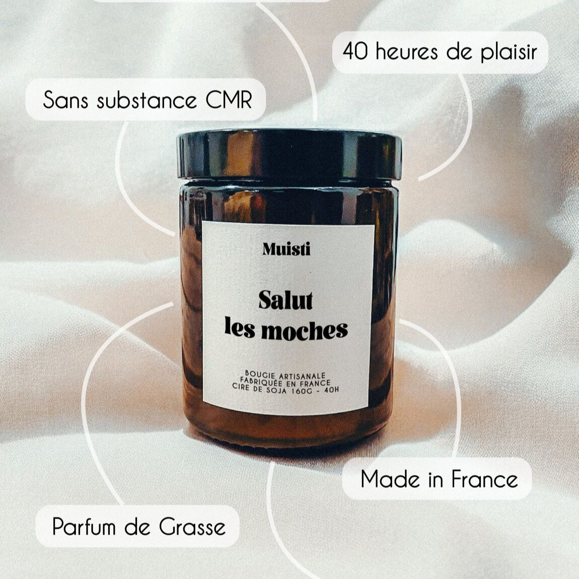 bougie salut les moches