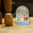 Boule à neige crèche religieuse 