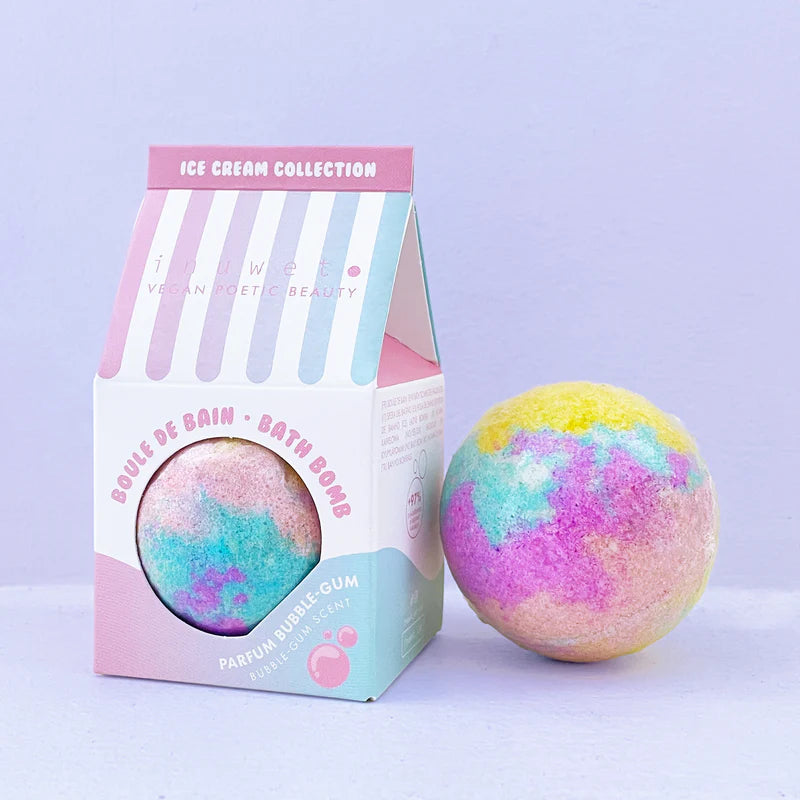 Boule de bain bubble gum inuwet