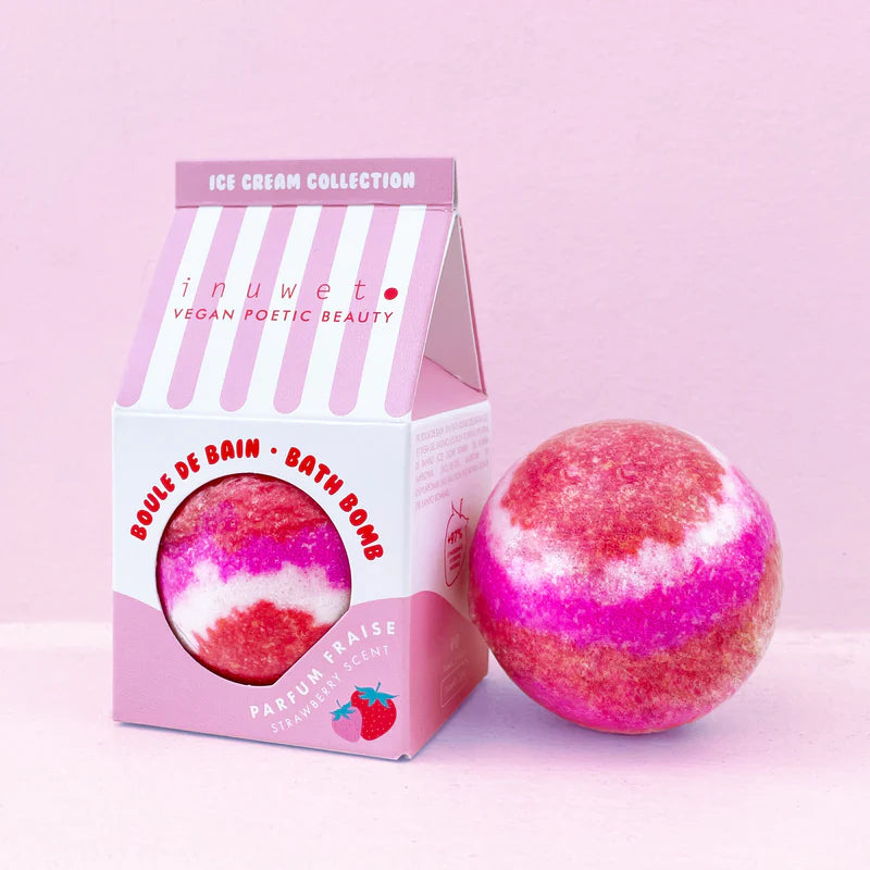 Boule de bain fraise Inuwet