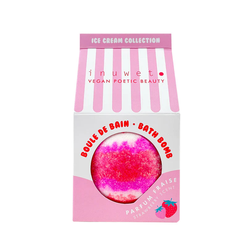 Boule de bain fraise Inuwet