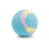 boule de bain galaxy bleu jaune rose 
