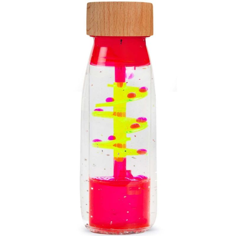 Bouteille sensorielle | Spiral Pink