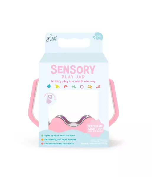 Bouteille sensorielle rose